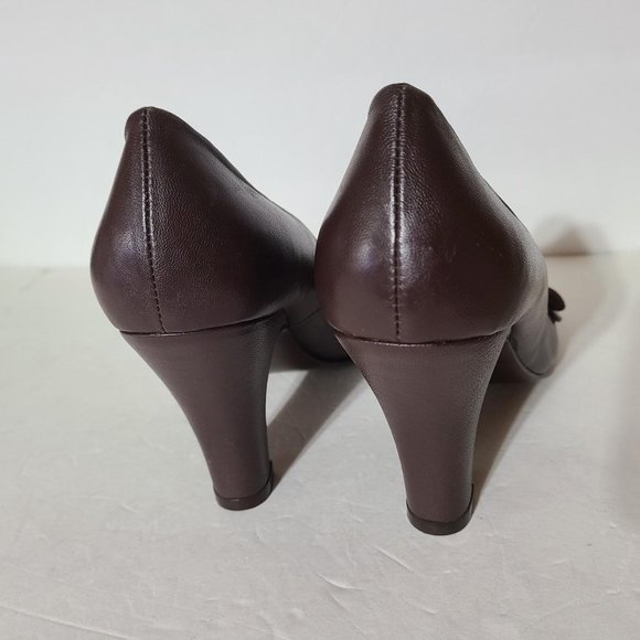 Tamara London Women Shoes Slip On Mary Janes Brown Size 40/9 - Picture 4 of 4